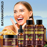 GSWP Batana Oil Shampoo, Conditioner, Hair Cream, and Hair Oil 4-Piece Set. Gently Cleanses, Deeply Moisturizes.320g+30ml