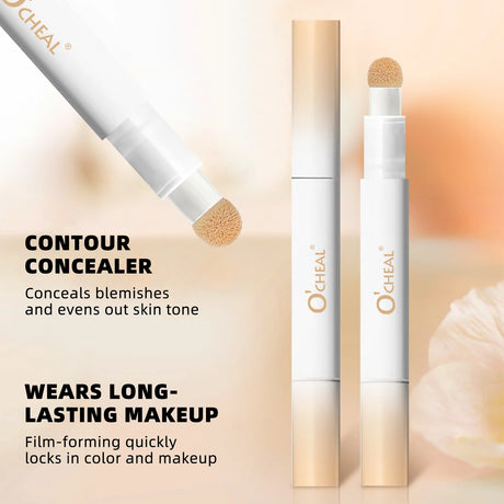 Ocheal 3 Color Face Foundation Concealer Pen Long Lasting Waterproof Corrector Contour Concealers Stick Cosmetic Makeup