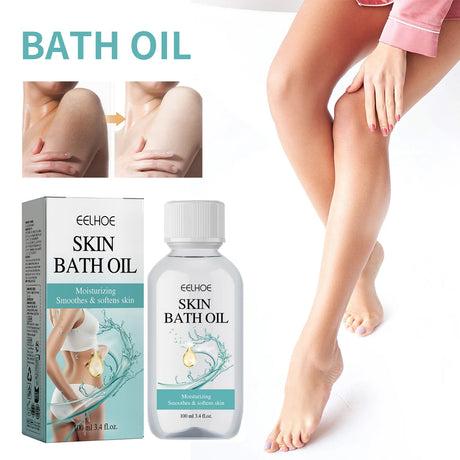 EELHOE 100g Bath Oil, Body Cleansing Oil, Moisturizing and Nourishing Shower Oil for Skin Care, Daily Bath Essentials