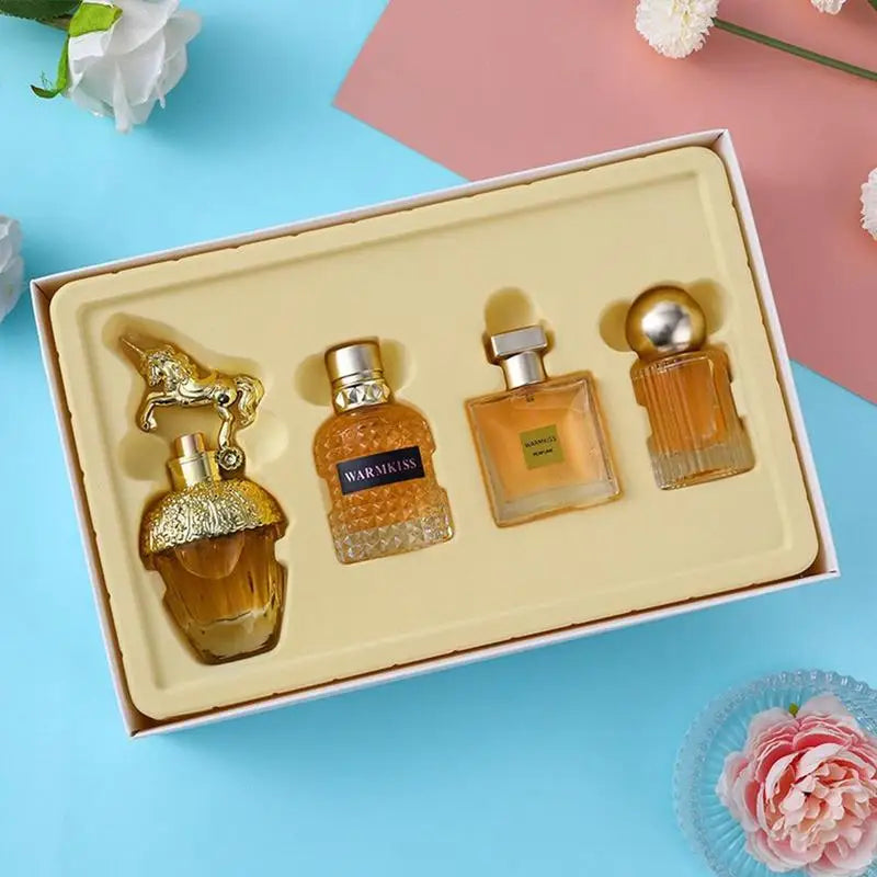 Unicorn Women's Perfume Set, Four Scents, Long-LastingFresh Scent, Perfume Gift Sets, Birthday Gift, 135MLLiquid, Daily Use, Sin