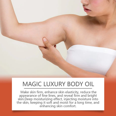 WEST MONTH Magic Luxury Body Oil Winter Skincare and Moisturizing, Soft and Firm Skin, Daily Care, Nourishing and Moisturizing