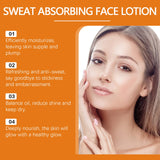 Sweat Absorbing Lotion for Face Oil Control Improve Roughness Lasting Refreshing Prevent Clogging Pore Moisturizing Face Cream