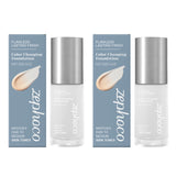 Zephoco Color Changing Foundation Waterproof Sweating Natural Lightweight Hydrating Matches Fair Medium Skin Tones Longwearing Matte High Coverage Makeup Liquid Face Base Makeup