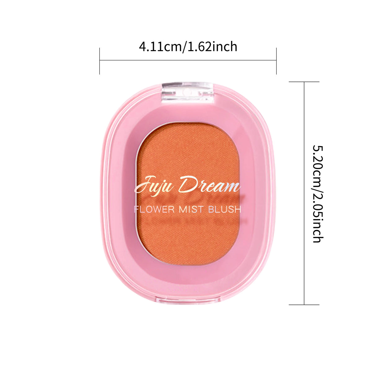 Monochrome Flower Mist Blush Powder Fine Matte Brightens Rouge Natural Nude Powder Pink Trimming Blush Waterproof Easy To Apply