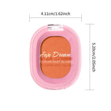 Monochrome Flower Mist Blush Powder Fine Matte Brightens Rouge Natural Nude Powder Pink Trimming Blush Waterproof Easy To Apply
