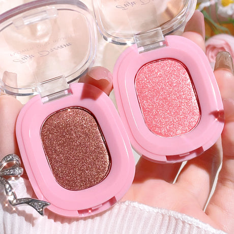 Monochrome Flower Mist Blush Powder Fine Matte Brightens Rouge Natural Nude Powder Pink Trimming Blush Waterproof Easy To Apply