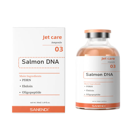 2 in 1 Salmon DNA PDRN &Hyaluronic Acid Skincare Set-Anti-Aging Moisturizing Facial Serum for Dermapen Glowing Skin Jet Peeling