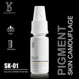 YD Professional 10ML Camouflage Pigment Semi Permanent Makeup Tattoo Ink for Scar Cover Stretch Marks Vitiligo Restore Skin Tone