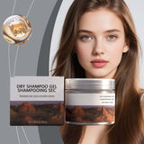 Dry Shampoo for Hair Cleaning Oil Control Matte Finish Dirt Remover Volume Hair Fluffy Fresh Castor Oil Dry Hair Shampoo Paste