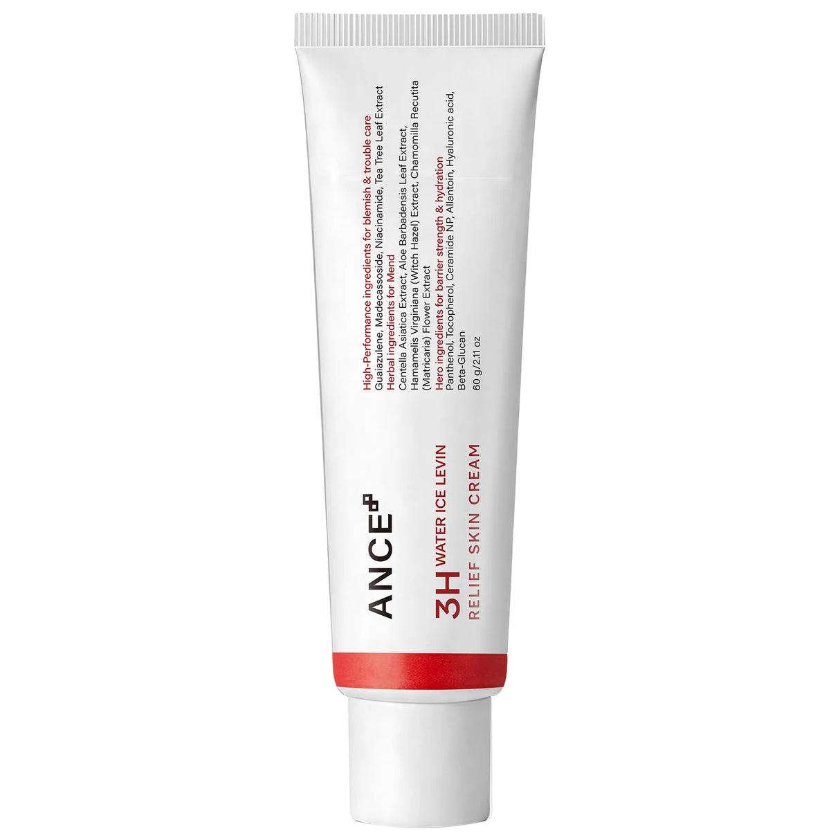 Water Ice Levin 3H Relief Facial Cream 60g Niacinamide Centella Tea Tree Extract Hydrating Barrier Repair Daily Face Skin Care