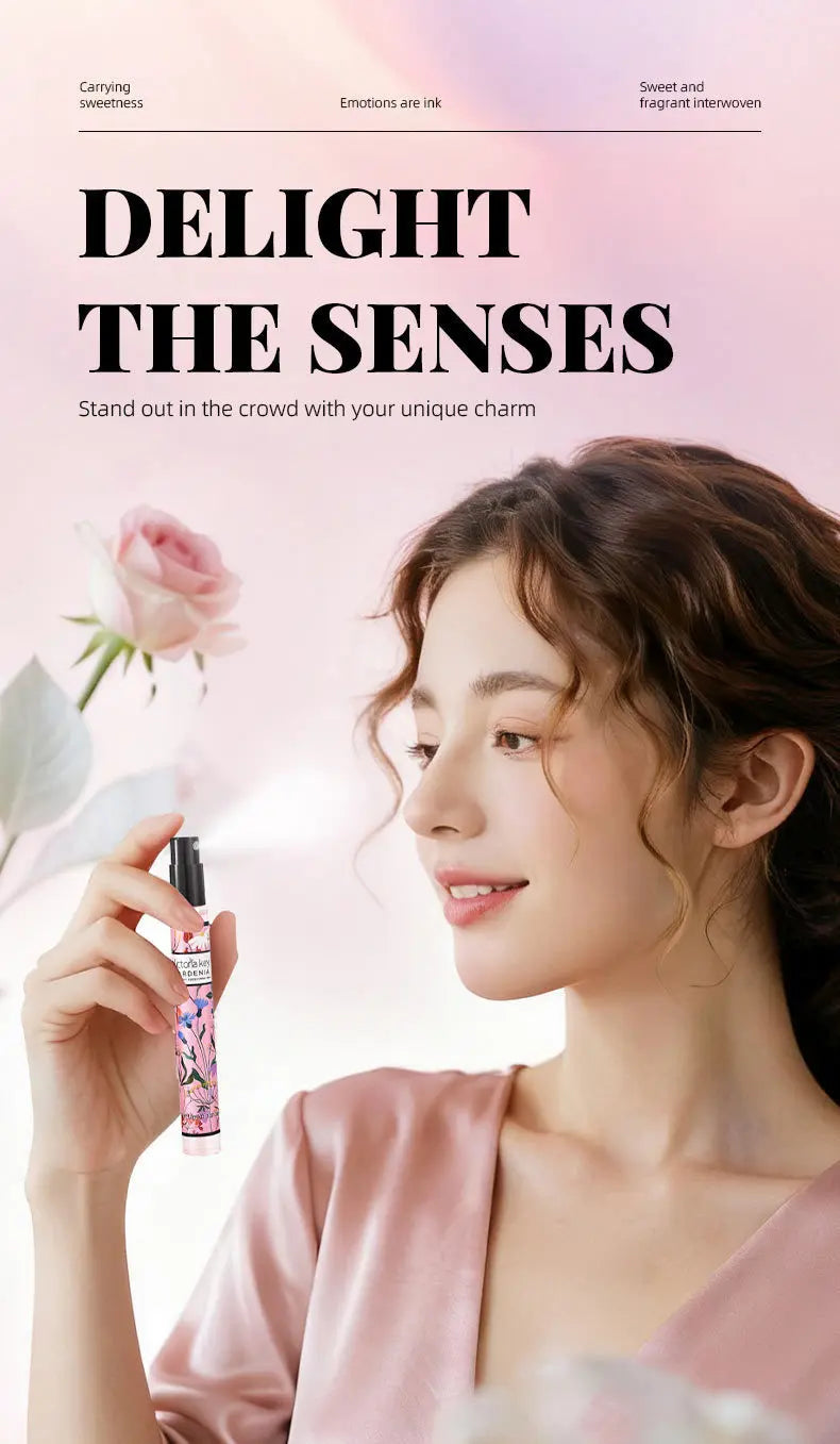 5pcs Rich Floral Fragrance 10ml Set Hair and Body Fragrance Spray Long-Lasting Scent Women Holiday Gift Box Set Beautiful