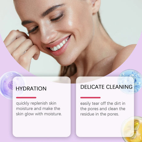 75g Overnight Collagen Facial Peeling Mask Gentle Hydrating Smoothing Cleaning Dirts Refine Pores Softening Face Peeling Mask