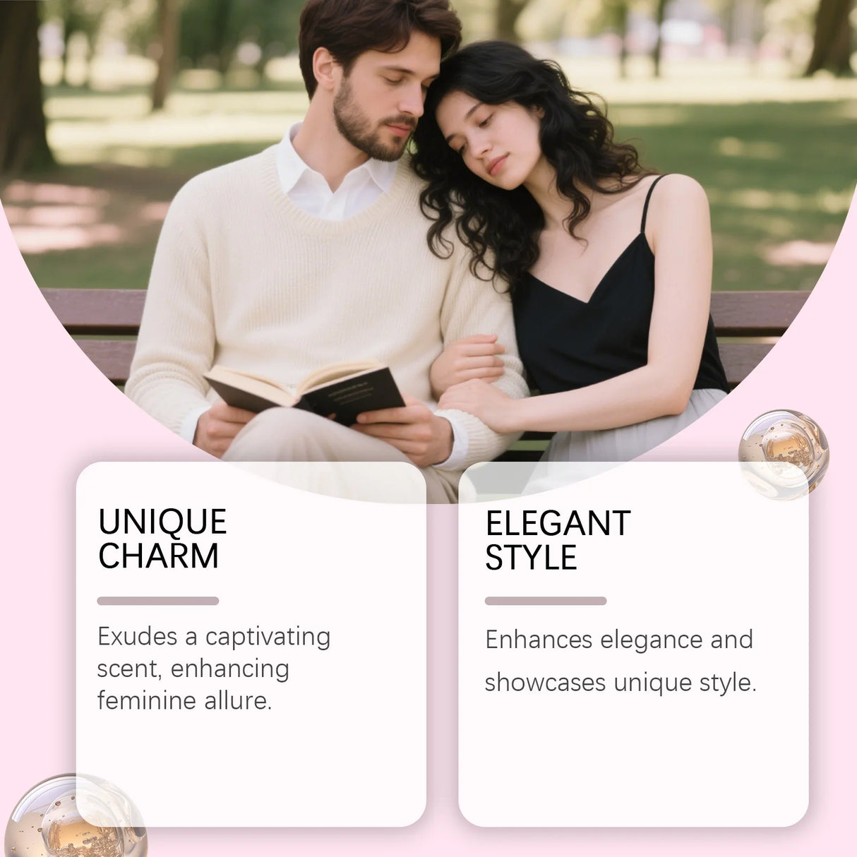 Roxelis 10ml Women Charm Perfume Lasting Natural Sweet Fragrance Daily Commuting Dating Eau De Toilette Pheromone Couple Perfume
