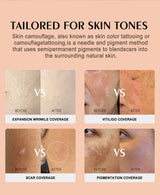 YD Professional 10ML Camouflage Pigment Semi Permanent Makeup Tattoo Ink for Scar Cover Stretch Marks Vitiligo Restore Skin Tone