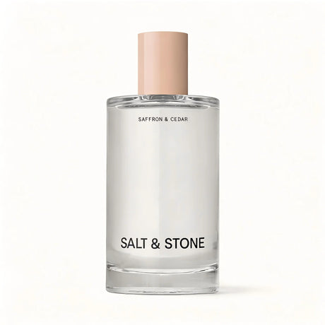 Salt & Stone Body Mist | Saffron & Cedar | Skincare Infused Hair & Body Spray for Women and Men | Hydrating Fragrance with Glycerin and Red Algae | Vegan, Cruelty Free, 3.4 fl oz.