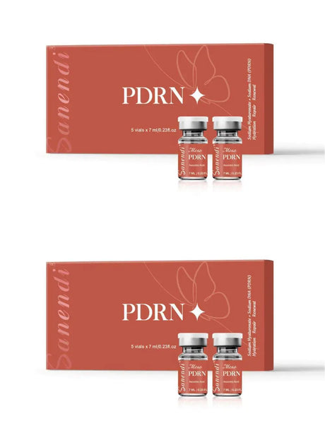 South Korea Sanendi Skin Care Vitamin C GSH Salmon DNA Skin Deep Moisturizing Repair Ampoule Face Essence Set 5x7ml Vials