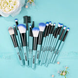 18PCS Women's Makeup Brushes Set - Eye Shadow Foundation Blush Cosmetic Brushes Soft Make up Tools with Storage Bag