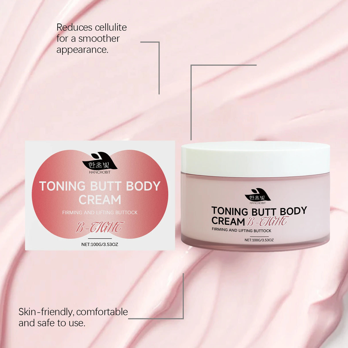 100g Body Cream Daily Moisturizing Improve Skin Texture Lifting Enhance Smoothness Boosts Skin Elasticity Nourishing Tightening Body Cream