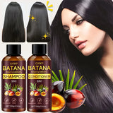 GSWP Batana Oil Shampoo, Conditioner, Hair Cream, and Hair Oil 4-Piece Set. Gently Cleanses, Deeply Moisturizes.320g+30ml