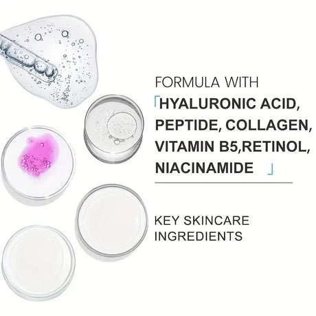 50g Collagen Retinol Stem Cell Day and Night Moisturizing Cream Retinol Niacinamide Hyaluronic Acid Improves Skin Elasticity Moisturizing and Nourishing