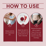 South Moon 30pcs Women's Menstrual Care Patch Gentle Moisturizing Menstrual Body Care Soothing Female Abdominal Skin Care Patch