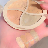 Four-Color Concealer Cream Moisturizing Concealer for Dark Circles,Brightening,Multi-Color Contouring,Foundation Cream
