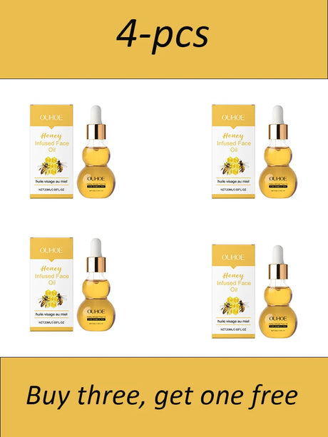 OUHOE 20ml Honey Essential Oil Skin Care Essential Oil Suitable For All Skin Types Daily Home Use For Facial Massage Gentle  Skin