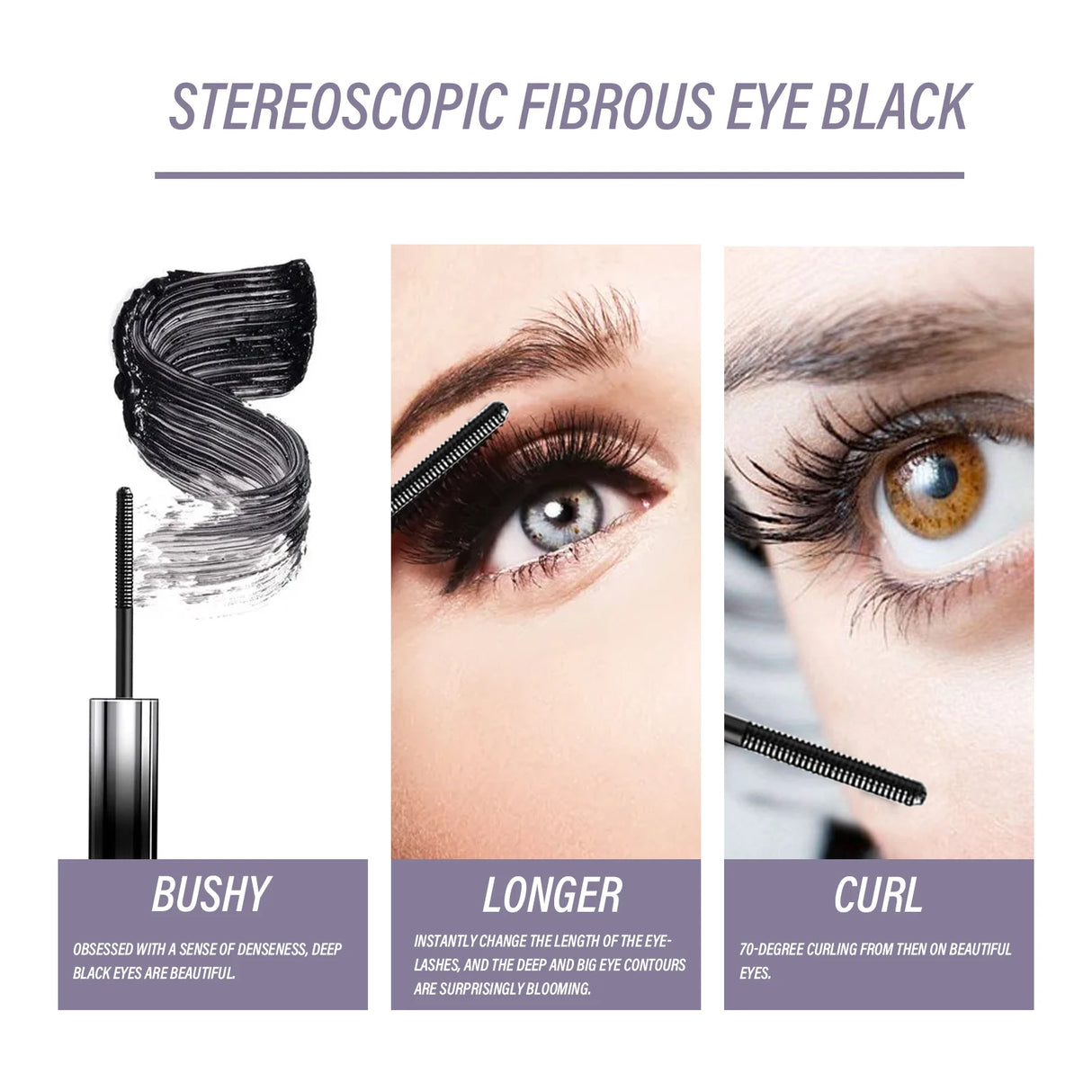 Eelhoe Castor Oil Fast Growth Eyelash Serum Shiny Mascara Eyebrow Enhance Nourish Natural Lengthen Thickening Lash Curling Serum