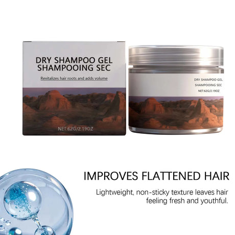 Dry Shampoo for Hair Cleaning Oil Control Matte Finish Dirt Remover Volume Hair Fluffy Fresh Castor Oil Dry Hair Shampoo Paste