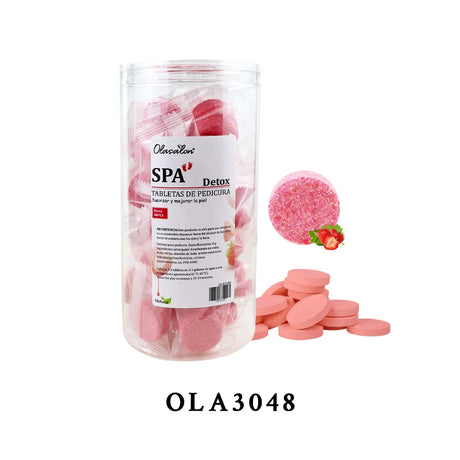 180/40pcs instant foot bath effervescent tablets essential oil bath salt spa foot care exfoliating soothing skin moisturizing