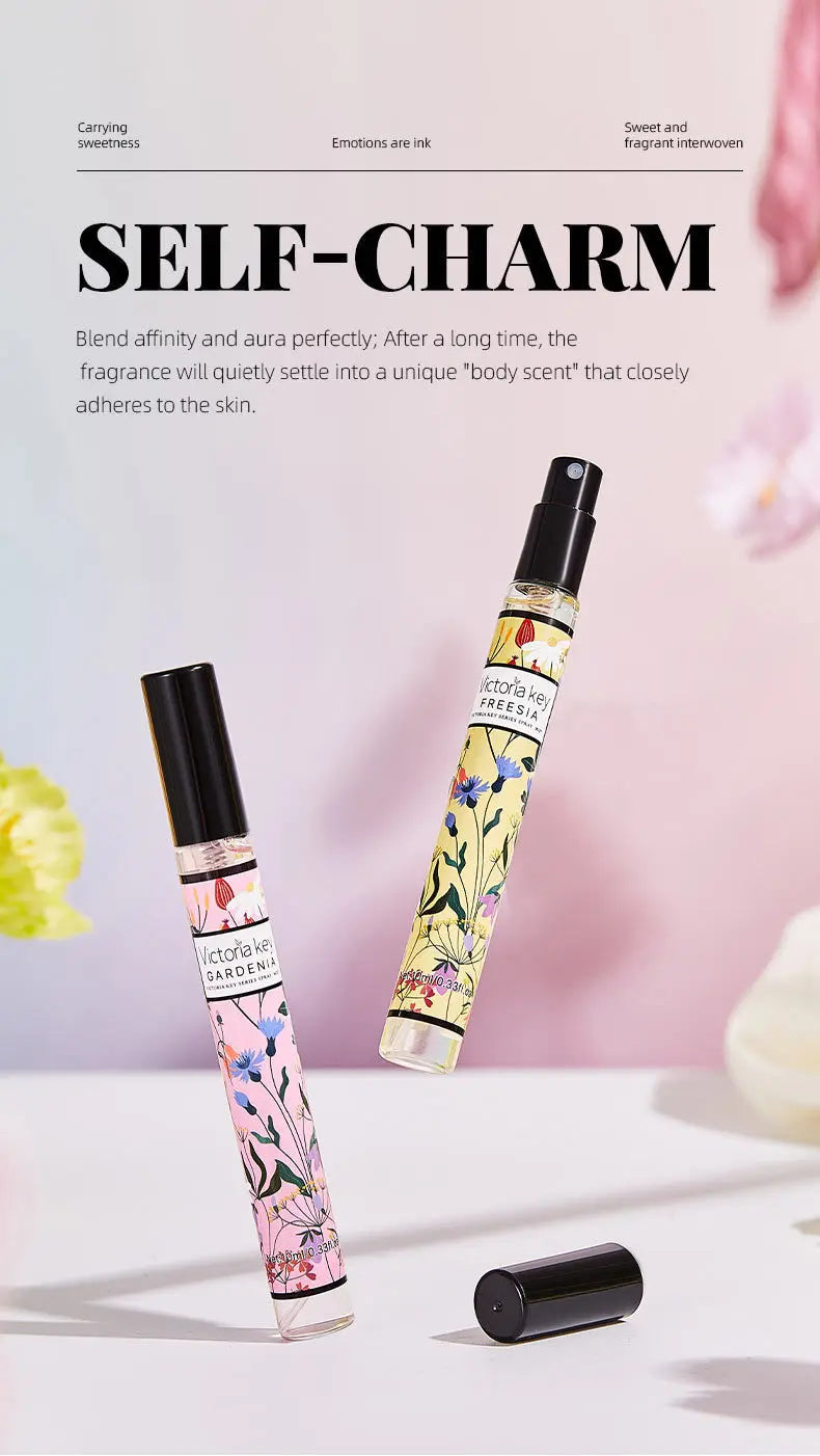 5pcs Rich Floral Fragrance 10ml Set Hair and Body Fragrance Spray Long-Lasting Scent Women Holiday Gift Box Set Beautiful