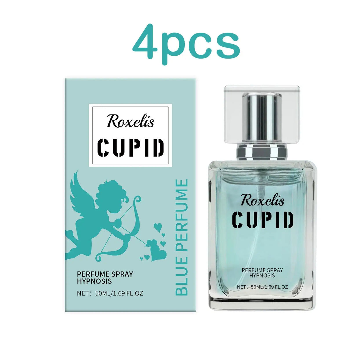Roxelis 50ml Pheromone Cupid Perfume - Charming Fresh Fragrance for Flirting And Attraction Lasting Cologne Perfume for Dating