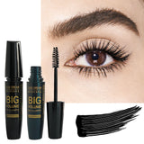 4D Black Mascara Thickening Lengthening Waterproof Fiber Mascara Long Lasting Eyelash Makeup Waterproof Liquid Fiber Mascara