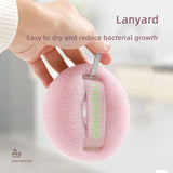 Shower Loofah Bath Sponge With Hanging Rope Exfoliating Soft Mesh Body Scrubber Rich Lather 3D Knit Design For Smooth Skin