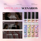 5pcs Rich Floral Fragrance 10ml Set Hair and Body Fragrance Spray Long-Lasting Scent Women Holiday Gift Box Set Beautiful