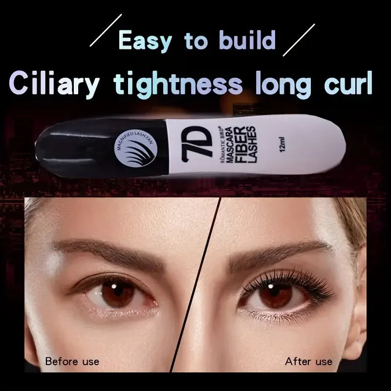 1/2/3PCS 9D Fiber Mascara Set Waterproof Durable Curling Mascara Sweatproof Anti-smudge Slimming Base Mascara for all skin types