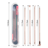4PCS Acne Blackhead Comedone Black Spot Pimple Blemish Remover Skin Care Women Beauty Acne Treatment Pore Cleanser Needle Hook
