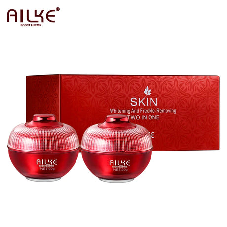 AILKE Brightening Day & Night Face Cream, Anti-Wrinkles, Moisturizing, Lightening, Stains Remove Facial Skin Care Cosmetics