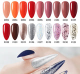 Clou Beaute Gel Nail Polish Neon Brown Royal Blue Red Green Pastal Nude Nail Art Varnishes Gel Lacquer HEMA/TPO FREE UV Gel Nail