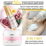 AILKE Glutathione & Vitamin C Kit, With Whitening Lotion, Moisturizing Cream, Lightening Soap, Spa Oil, Glowing Body Cream