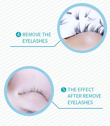 Blueyes Eyelash Glue Remover Gel 15ml Mild Clear Non-irritant Professional Lash Grafting Adhesive Cleaning Makeup Remover Gel