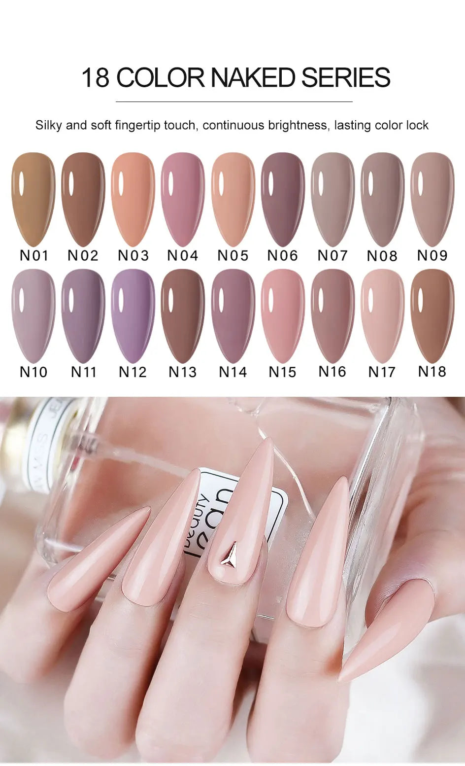 Clou Beaute Gel Nail Polish Neon Brown Royal Blue Red Green Pastal Nude Nail Art Varnishes Gel Lacquer HEMA/TPO FREE UV Gel Nail