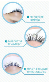 Blueyes Eyelash Glue Remover Gel 15ml Mild Clear Non-irritant Professional Lash Grafting Adhesive Cleaning Makeup Remover Gel