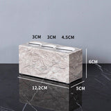 Bathroom Accessories Sets Elegant Natural Marble Liquid Soap Dispenser Toothbrush Holder Cup Soap Dish Cotton Swab Can