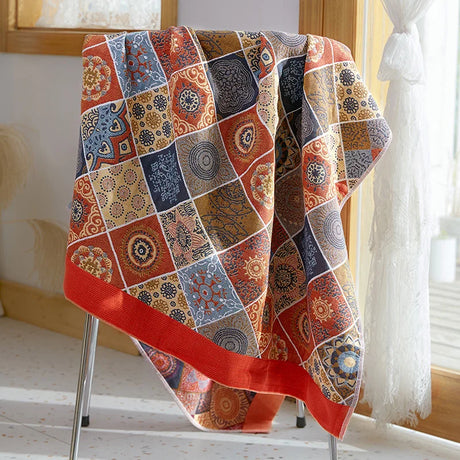 Cotton Gauze Large Bath Towel For Home Soft Absorbent Household Four Layers Of Muslin Adult Shower Wrap Beach Towels