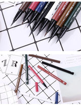 Professional Fast Dry Smooth Waterproof Eyeliner Pencils Eyes Brown Black Color Pigments Liquid Eye Liner Pen Make Up Tools