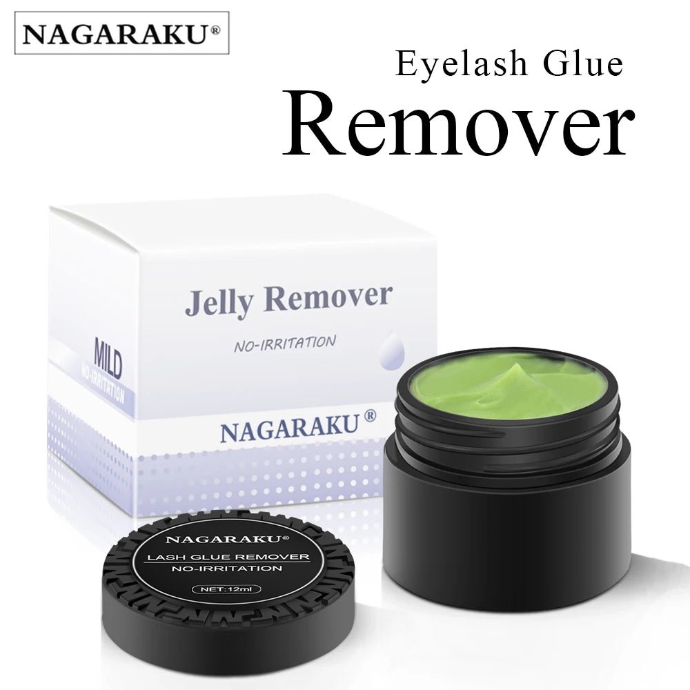 NAGARAKU Eyelash Glue Primer  Adhesive Hardener Remover Glue Eyelash Extensions Fast Remove Strong Bond