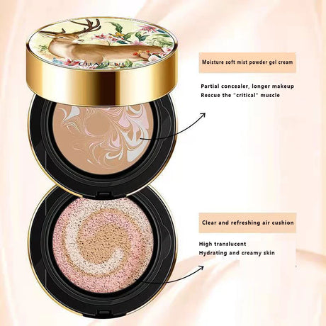 3 Colors Zero Flaw Air Cushion BB Cream Moisturizing Concealer Liquid Foundation Upgrade Strong Isolation Bare Makeup CC Cream