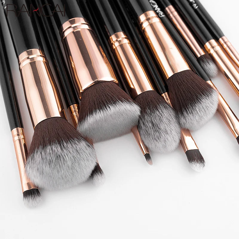 12pcs Makeup Brushes Set Professional High Quality Synthetic Hair Foundation Powder Contour Eyeshadow Make Up Brush