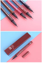 Professional Fast Dry Smooth Waterproof Eyeliner Pencils Eyes Brown Black Color Pigments Liquid Eye Liner Pen Make Up Tools